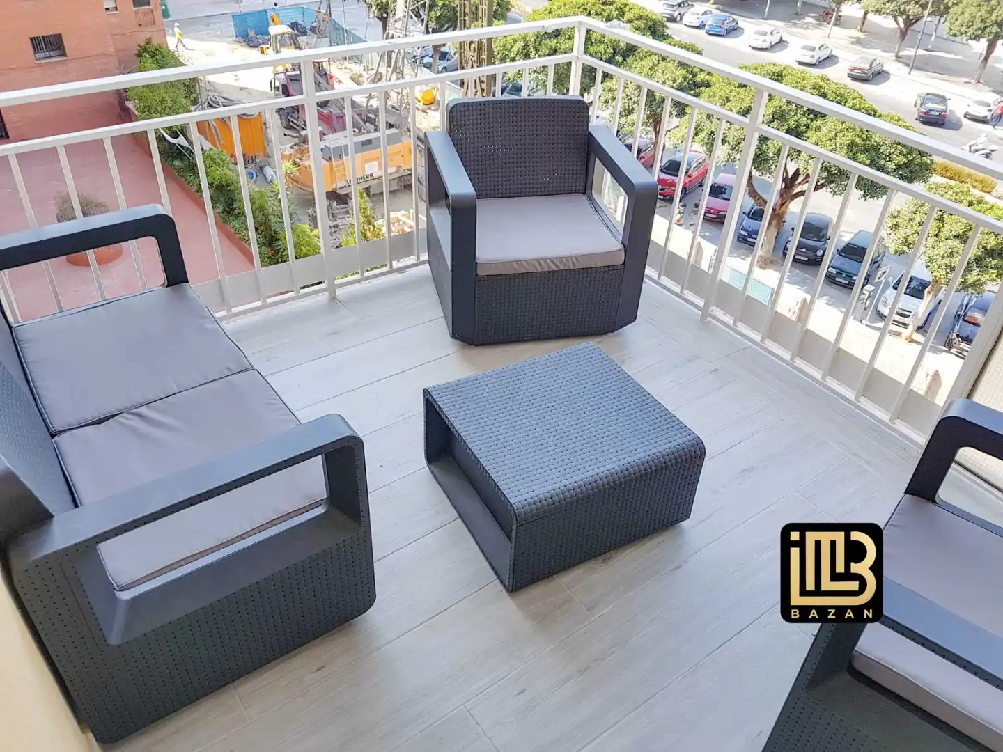 Terrasse von Wohnung zur Miete in Málaga mit Klimaanlage, Heizung und Terrasse