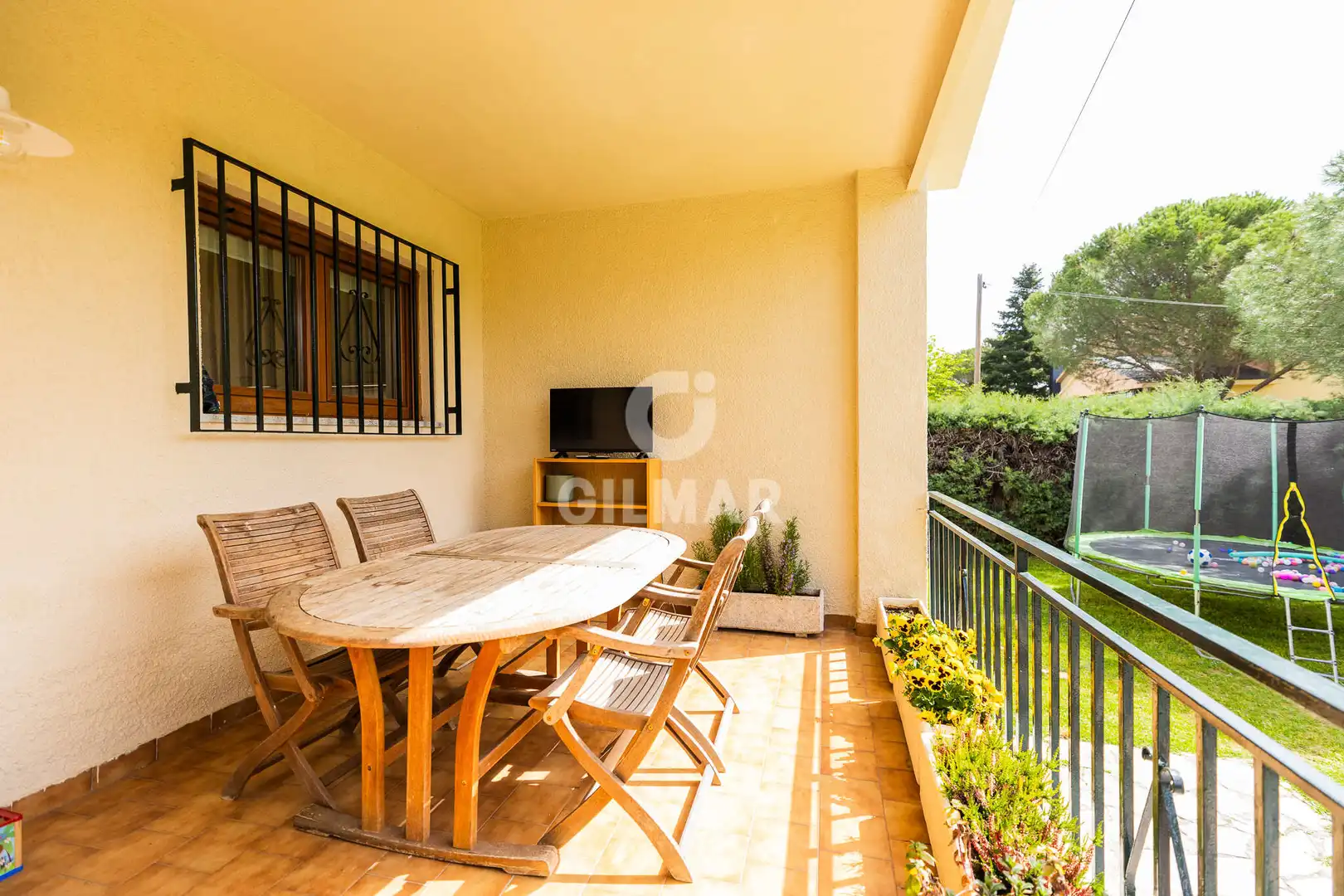 Terraza de Casa o chalet en venta en Galapagar con Calefacción, Jardín privado y Piscina