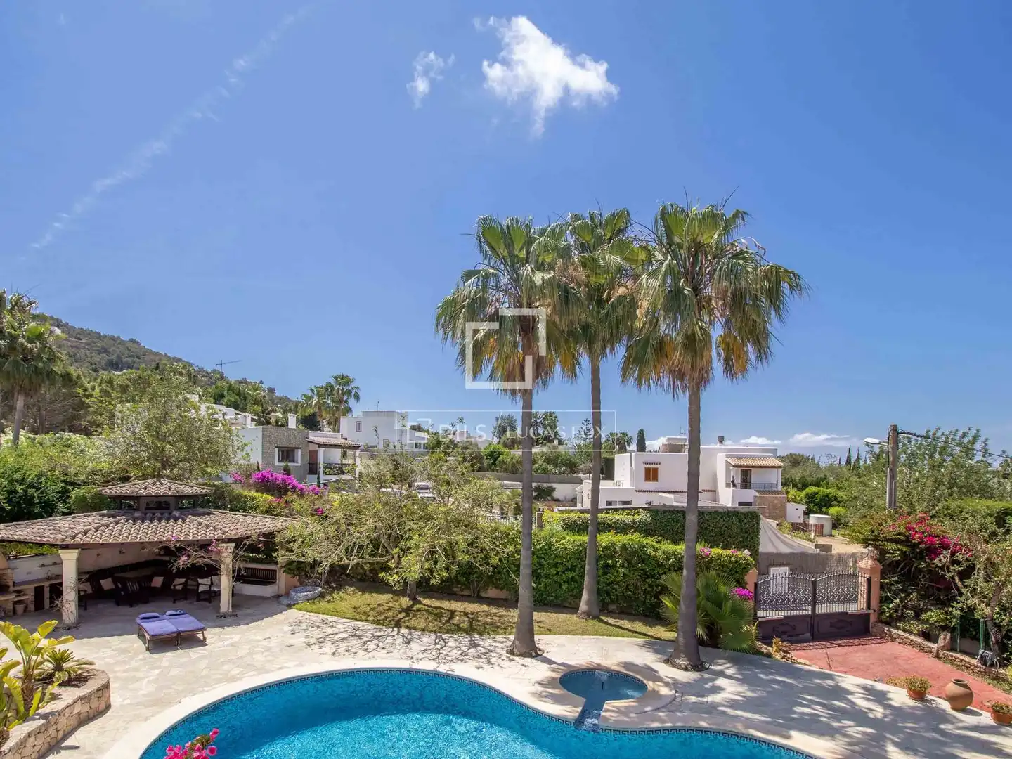 Jardín de Casa o chalet en venta en Santa Eulària des Riu con Aire acondicionado, Calefacción y Jardín privado