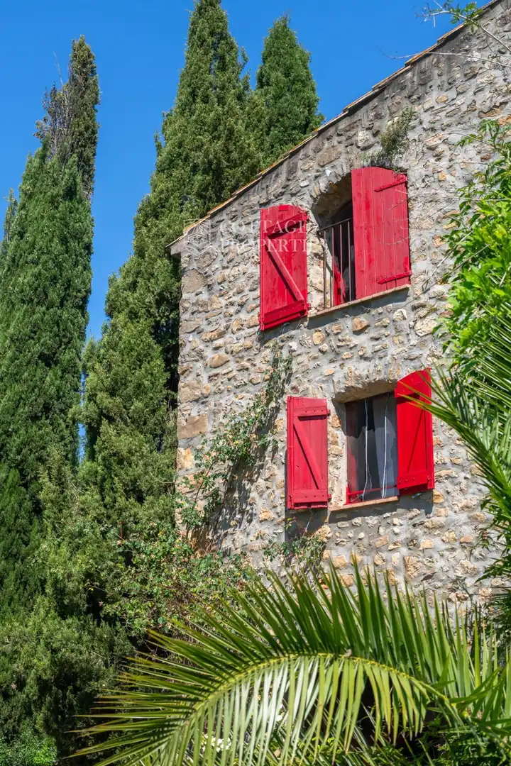 Vista exterior de Finca rústica en venta en Maià de Montcal con Calefacción y Piscina