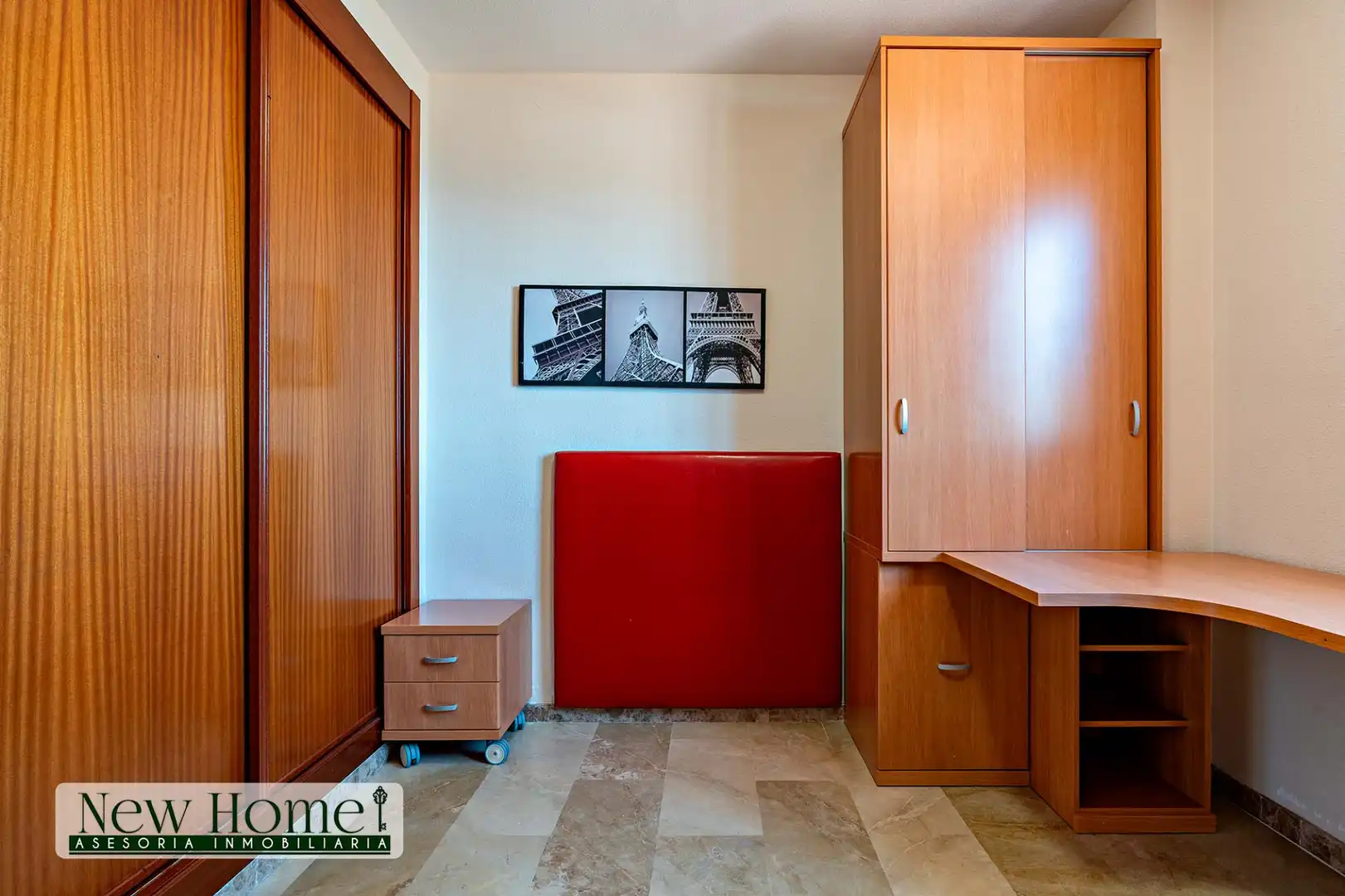 Schlafzimmer von Dachboden zum Verkauf in Roquetas de Mar mit Klimaanlage, Terrasse und Gemeinschaftspool