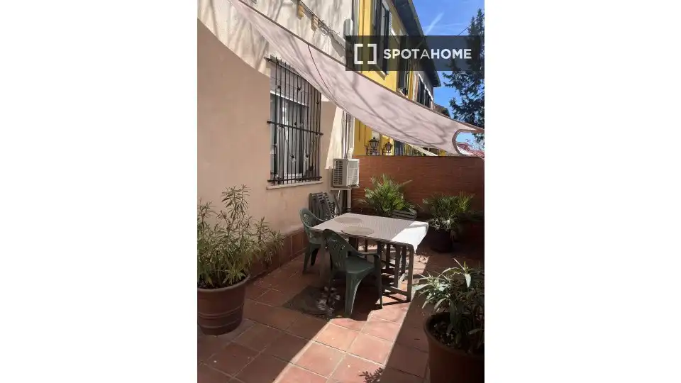 Vista exterior de Pis de lloguer en  Madrid Capital amb Aire condicionat, Calefacció i Moblat