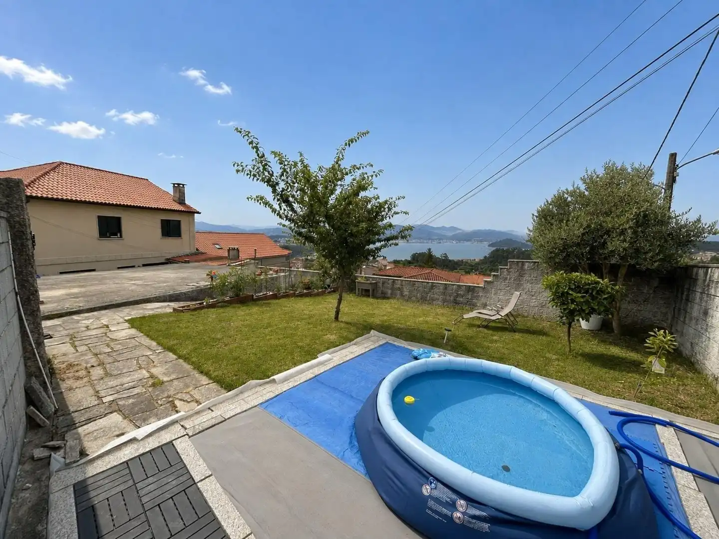 Swimming pool of Houses for sale in Poio  with Heating, Terrace and Furnished