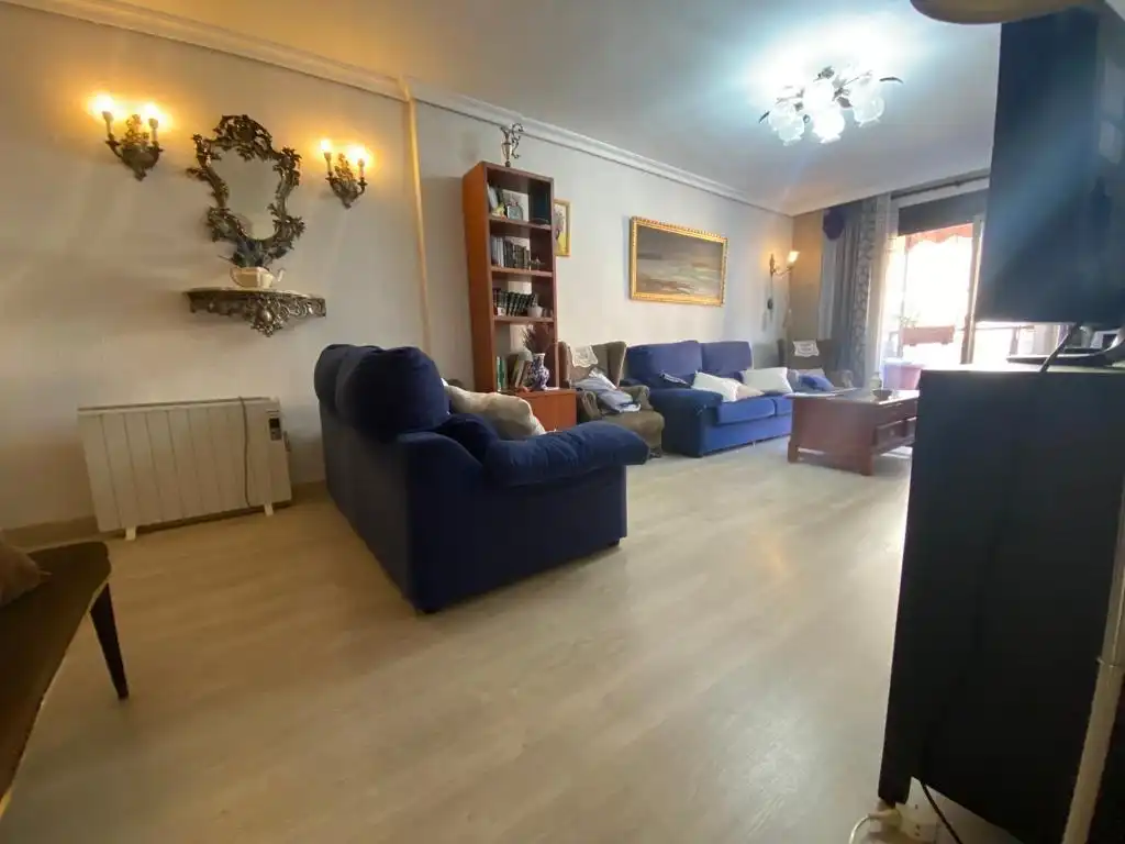 Living room of Flat for sale in Murcia  with Furnished and Balcony