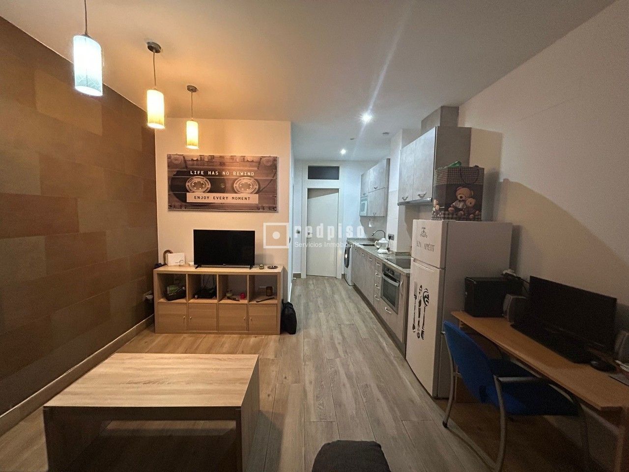 Sala de estar de Apartamento de alquiler en Málaga Capital con Aire acondicionado y Calefacción
