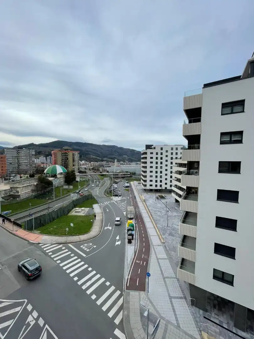 Exterior view of Flat for sale in Barakaldo   with Heating, Parquet flooring and Terrace