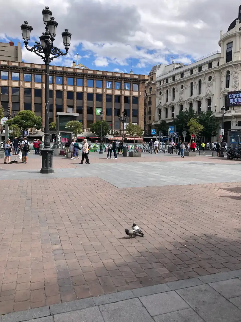 Außenansicht von Maisonette zur Miete in Madrid mit Klimaanlage, Heizung und Parkett