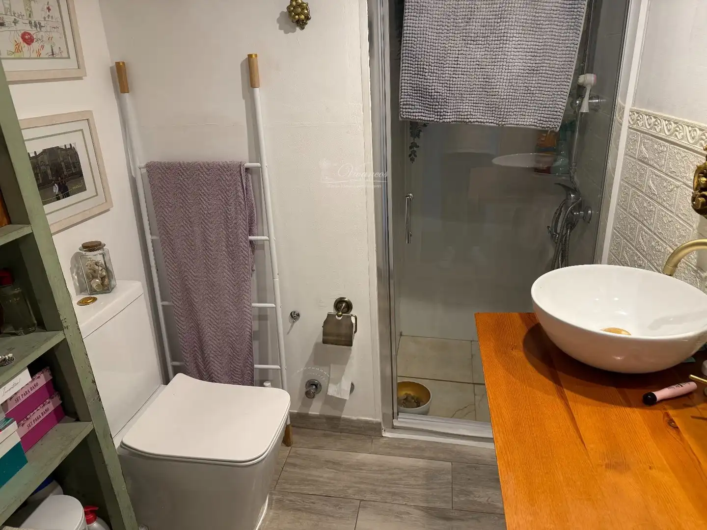 Bany de Apartament en venda en Calvià amb Aire condicionat, Terrassa i Piscina