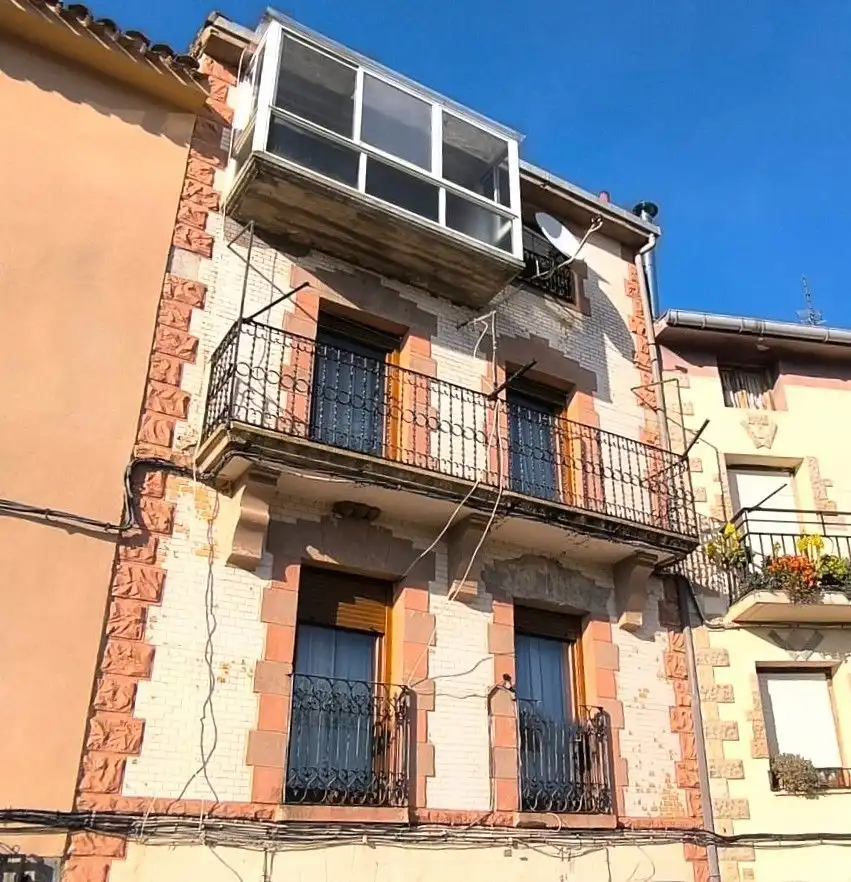 Vista exterior de Casa o chalet en venta en Ausejo con Calefacción, Terraza y Trastero