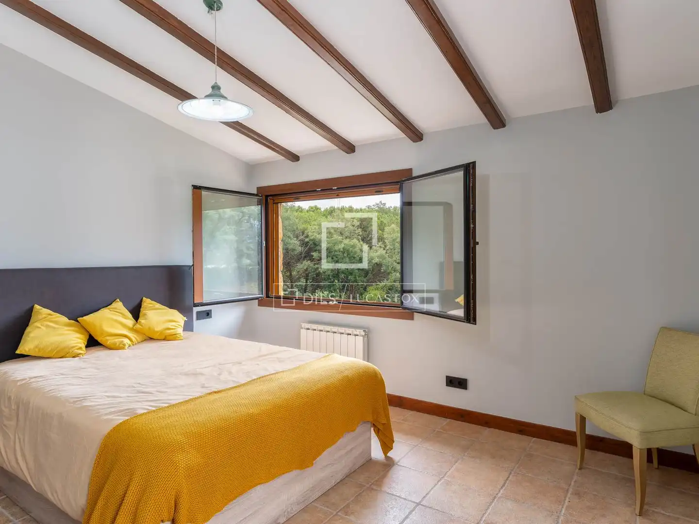 Dormitori de Finca rústica en venda en Gualba amb Calefacció, Jardí privat i Terrassa