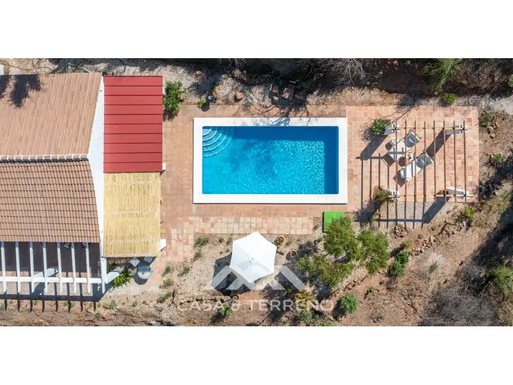 Vista exterior de Finca rústica de lloguer en Colmenar amb Piscina