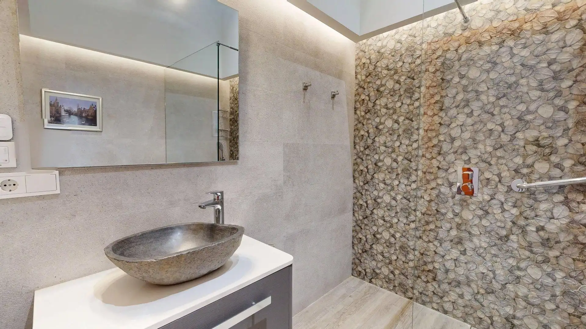 Baño de Casa o chalet en venta en Zaragoza con Aire acondicionado, Calefacción y Jardín privado