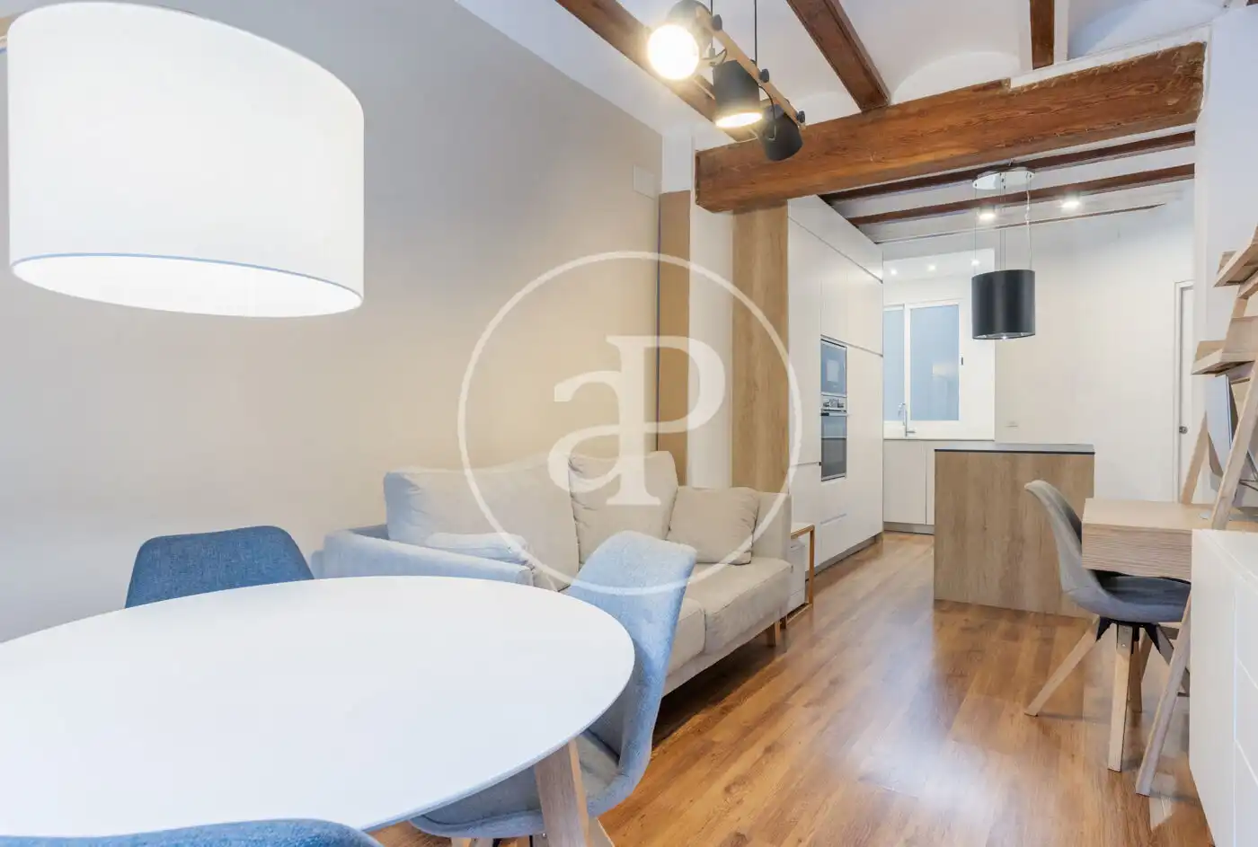 Sala de estar de Piso de alquiler en Valencia con Aire acondicionado, Calefacción y Amueblado