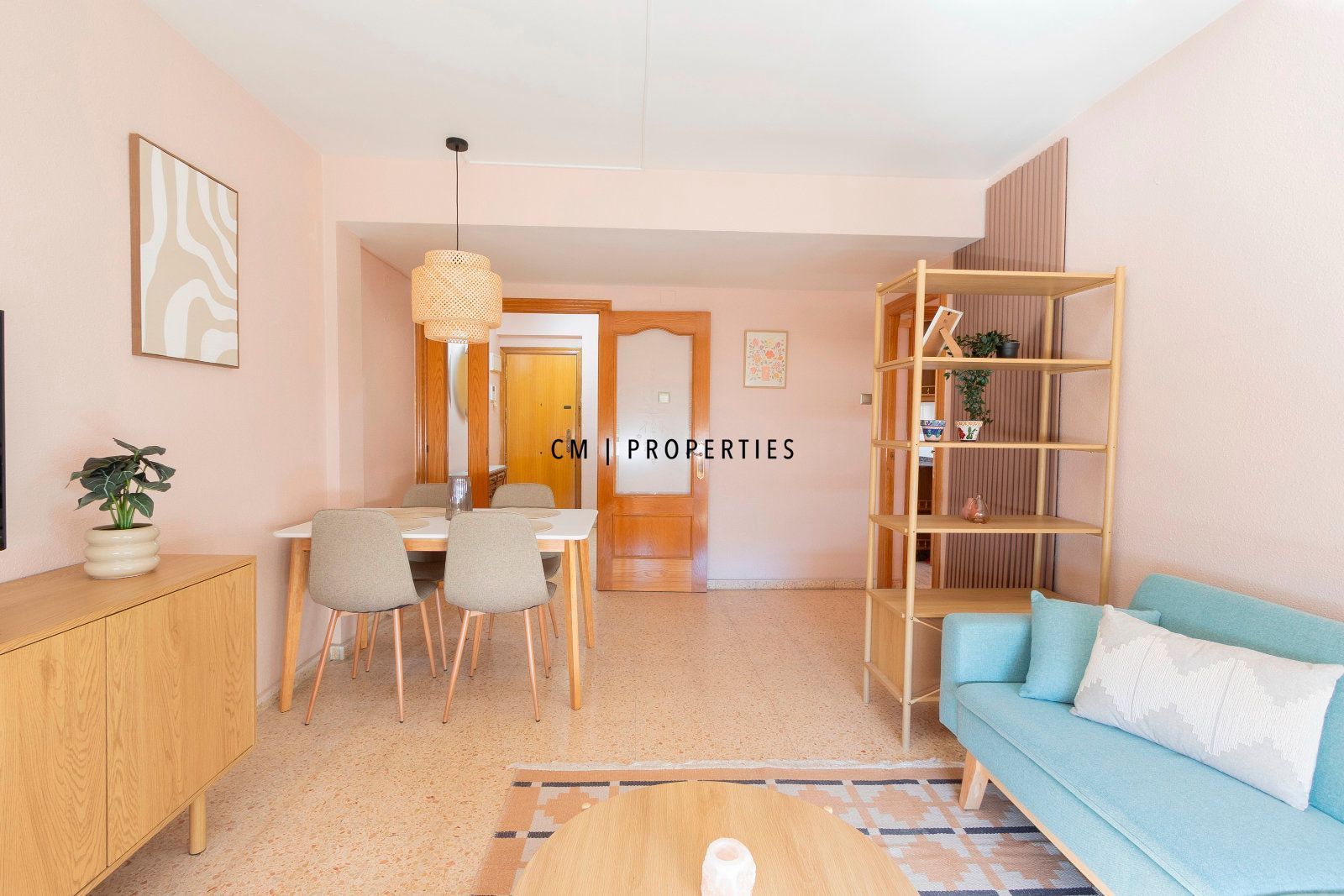 Sala d'estar de Pis de lloguer en  Valencia Capital amb Aire condicionat, Calefacció i Terrassa