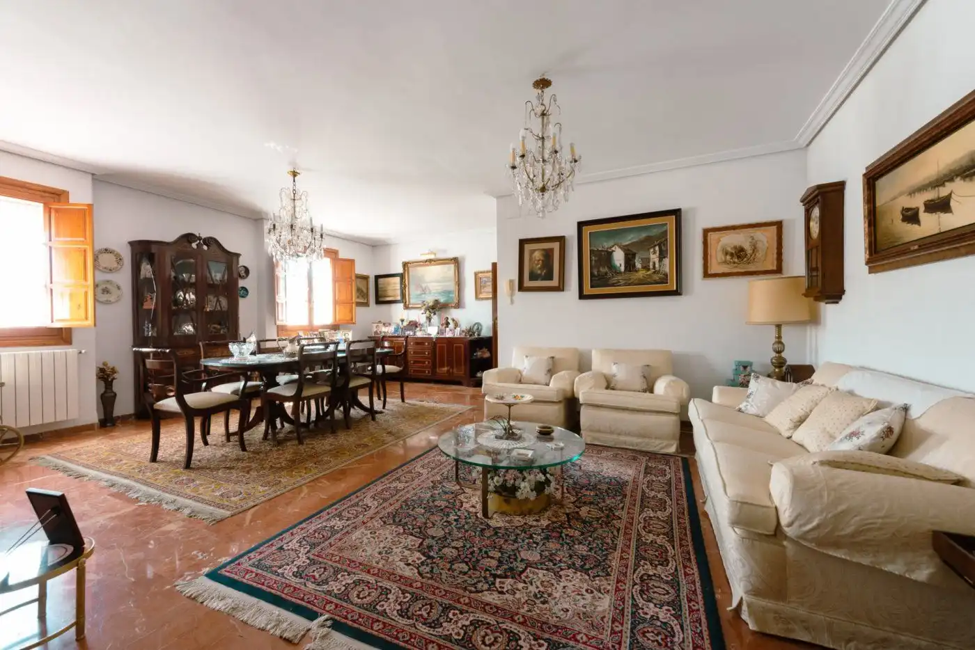 Sala de estar de Casa o chalet en venta en Tomares con Calefacción, Jardín privado y Terraza