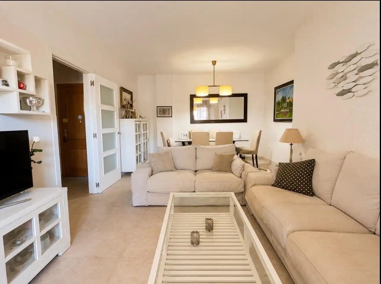 Sala d'estar de Planta baixa en venda en Rincón de la Victoria amb Aire condicionat, Terrassa i Traster