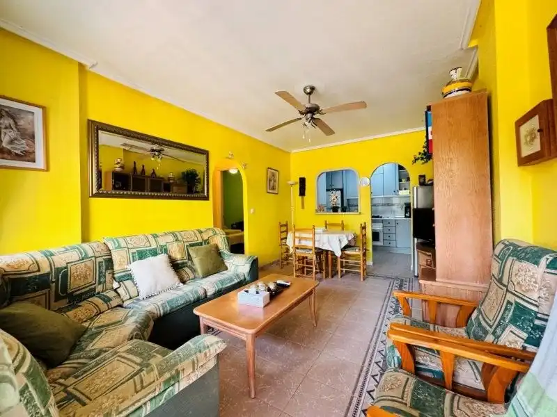 Sala d'estar de Apartament en venda en Guardamar del Segura amb Traster i Piscina comunitària