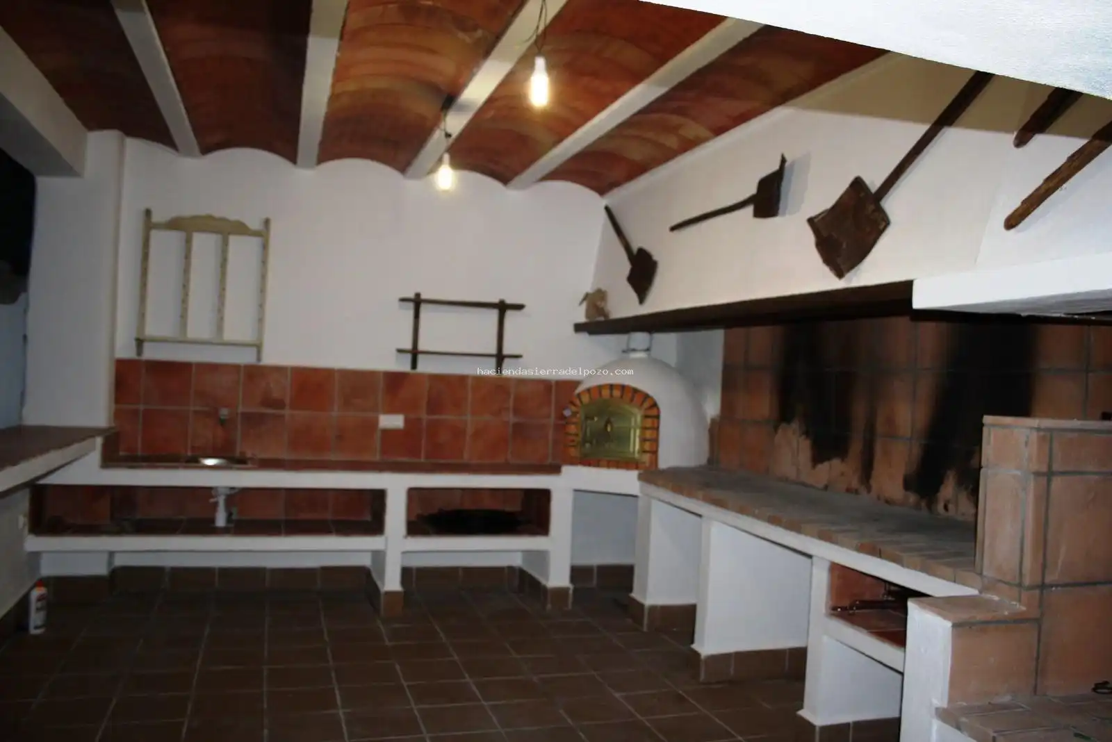 Cocina de Finca rústica en venta en Jaén con Jardín privado y Piscina