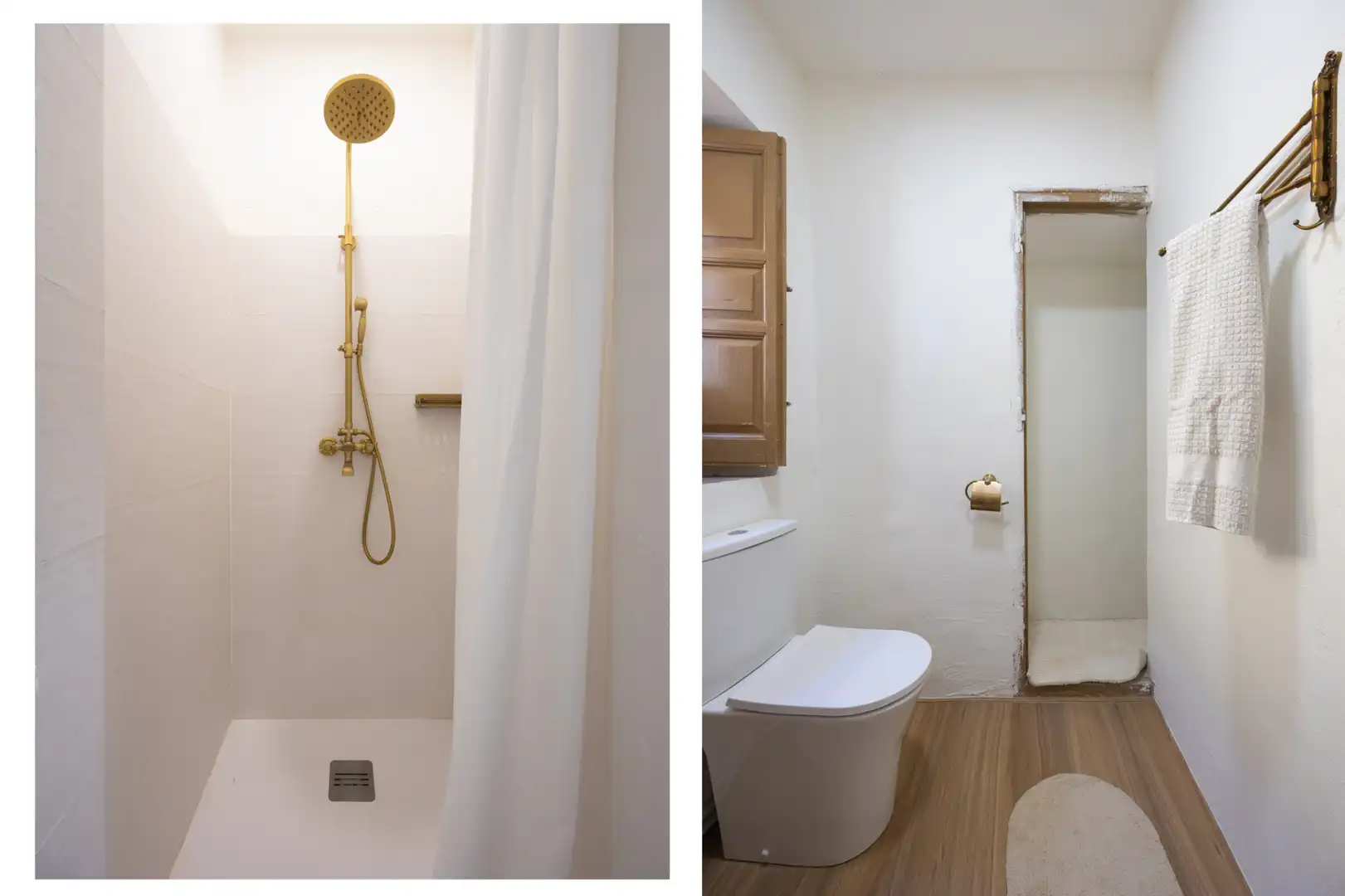 Baño de Casa o chalet en venta en El Puente del Arzobispo con Aire acondicionado, Calefacción y Jardín privado