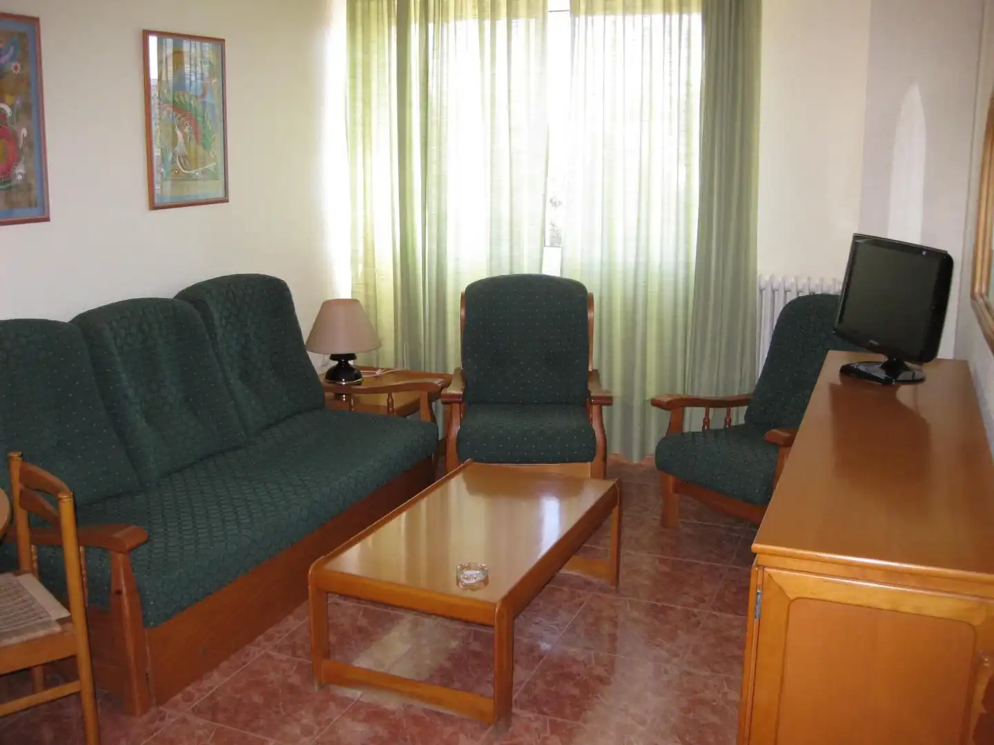 Sala de estar de Piso de alquiler en Cartagena con Amueblado y Balcón