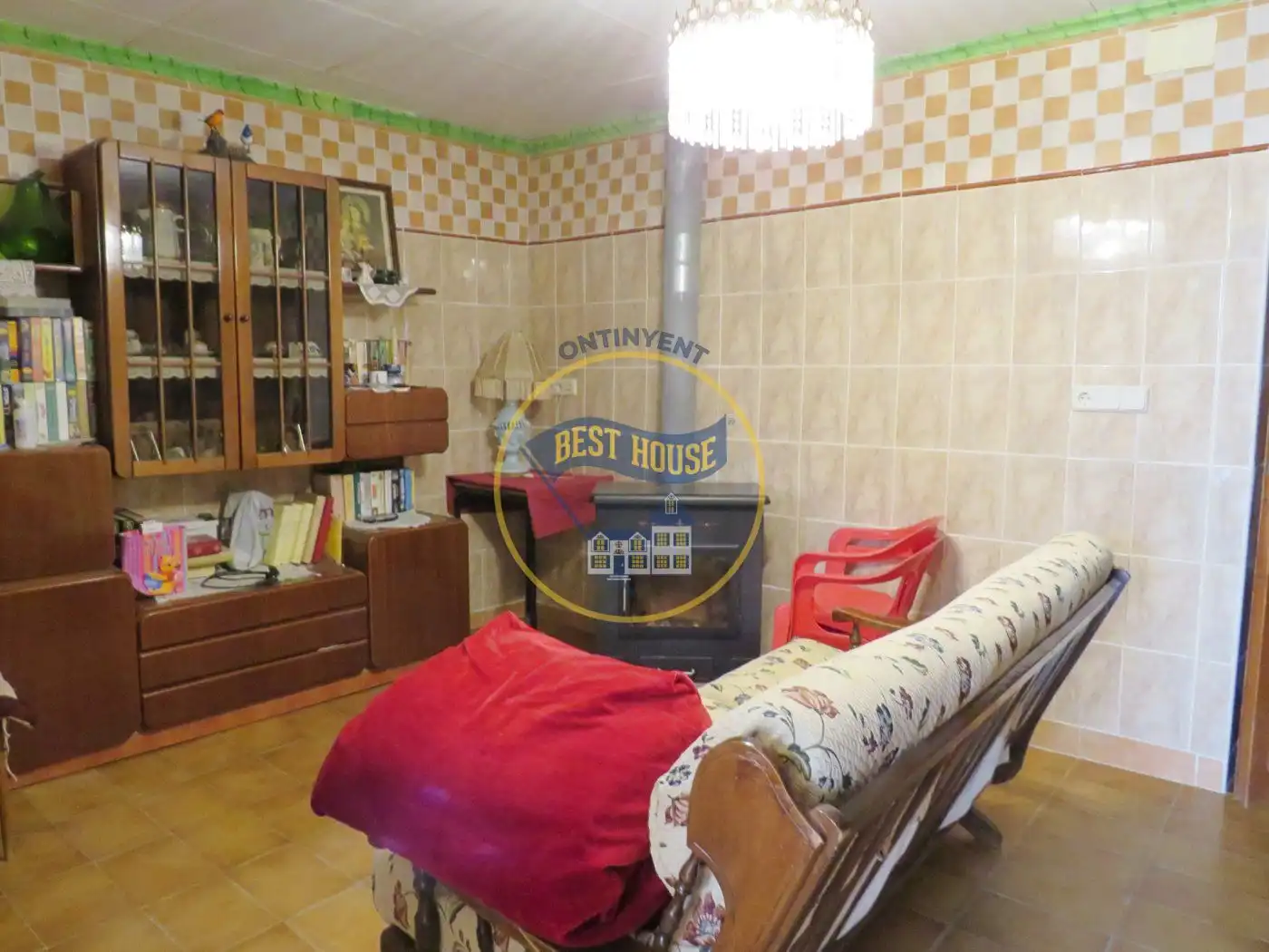 Living room of Houses for sale in Montesa  with Terrace and Furnished