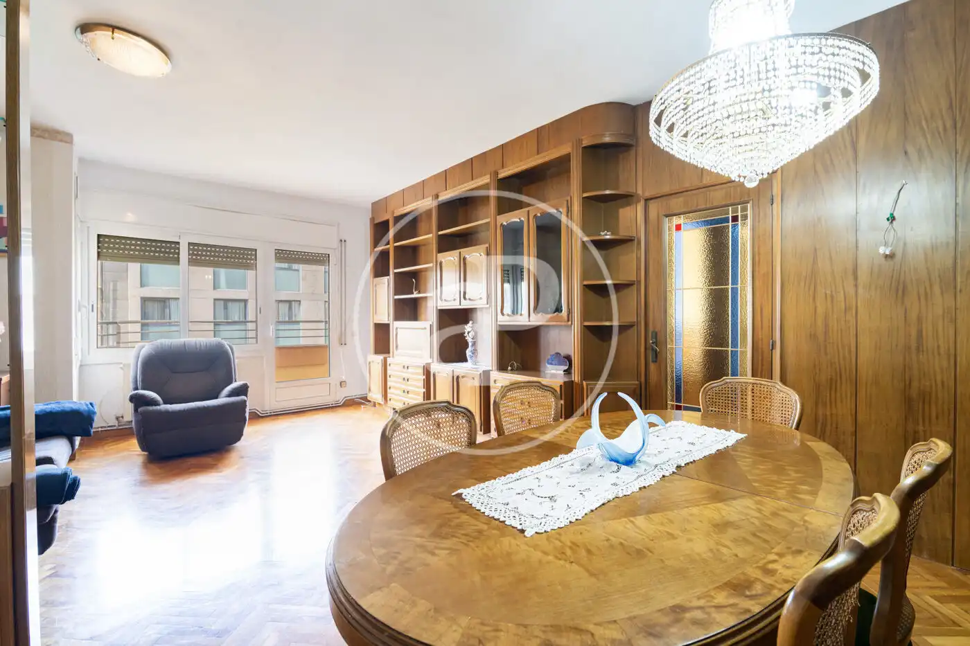 Sala de estar de Piso de alquiler en Barcelona con Calefacción, Terraza y Amueblado