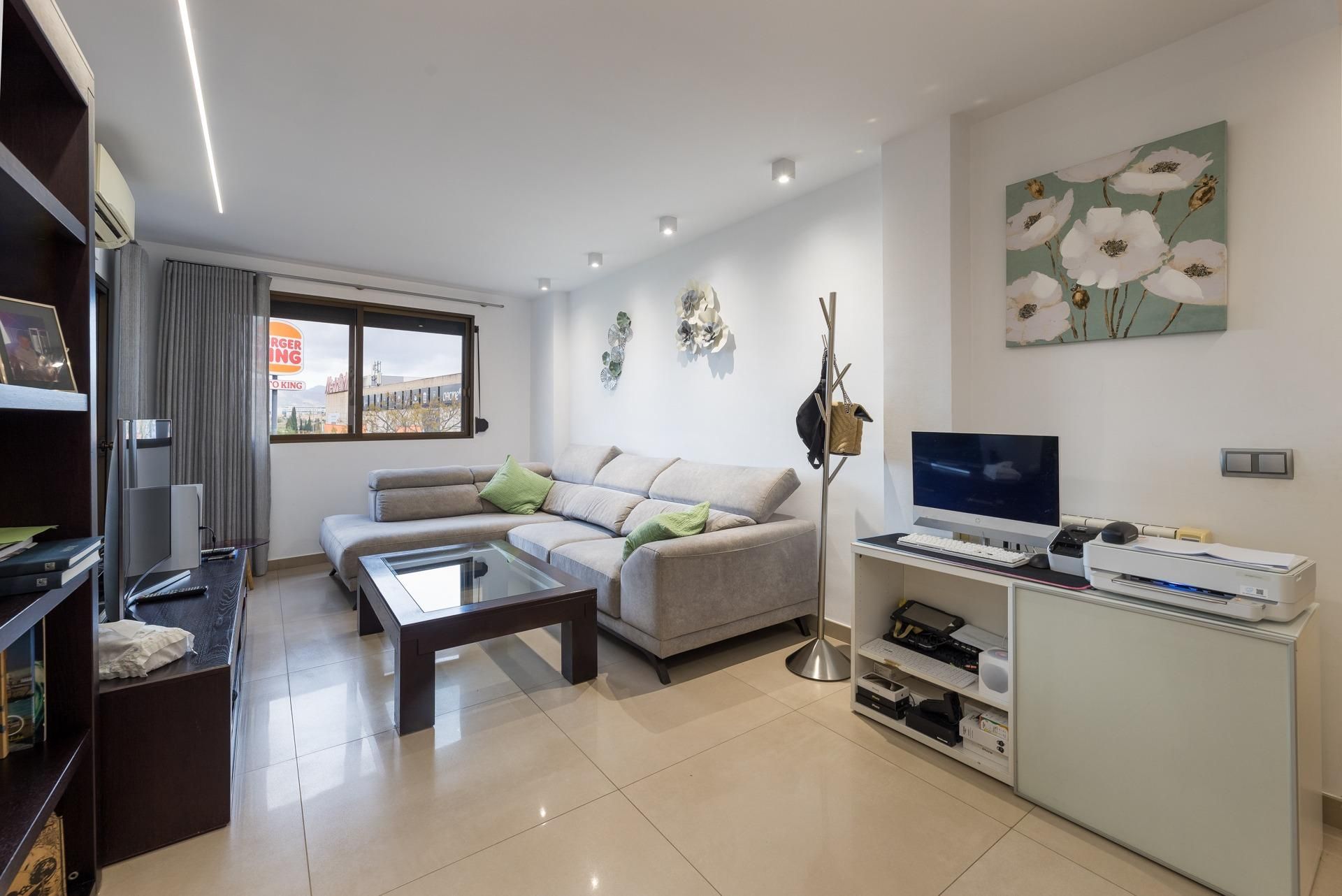 Sala d'estar de Pis en venda en  Palma de Mallorca amb Aire condicionat, Calefacció i Balcó