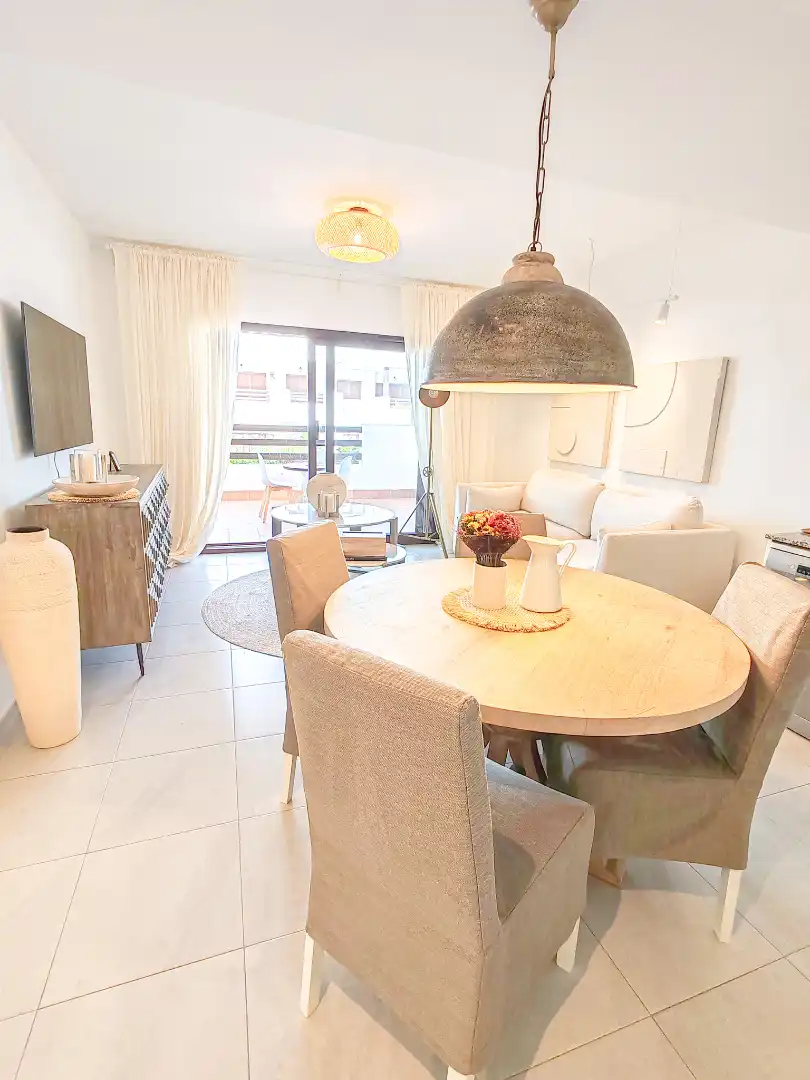 Esszimmer von Wohnung zum Verkauf in Pulpí mit Klimaanlage, Heizung und Terrasse