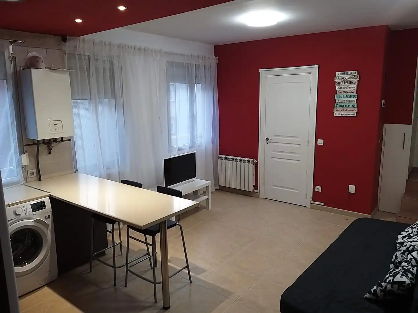 Wohnzimmer von Maisonette zum Verkauf in  Logroño mit Heizung und Möbliert