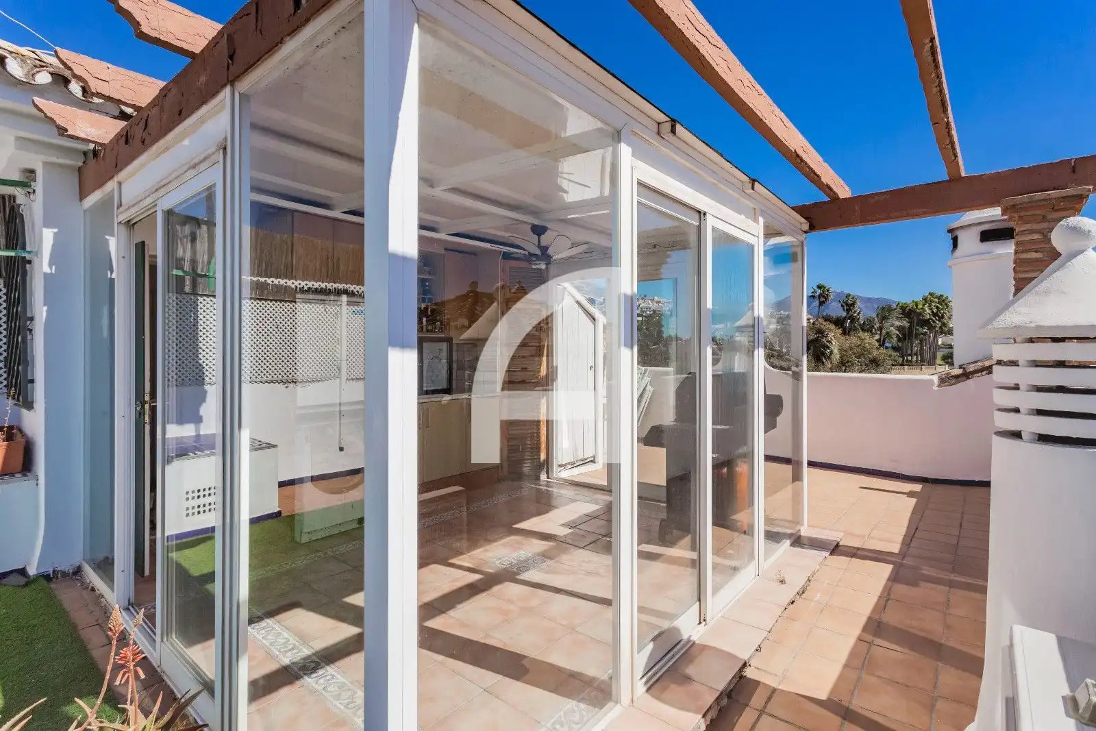 Terraza de Ático en venta en Mijas con Aire acondicionado, Calefacción y Terraza