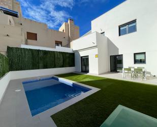 Swimming pool of Single-family semi-detached for sale in Cartagena  with Air Conditioner, Private garden and Terrace