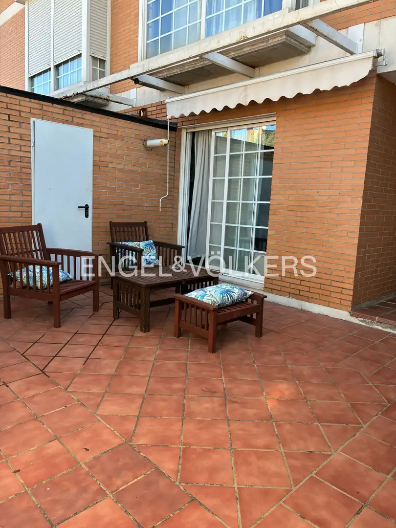 Terraza de Casa adosada en venta en Rivas-Vaciamadrid con Aire acondicionado, Calefacción y Jardín privado