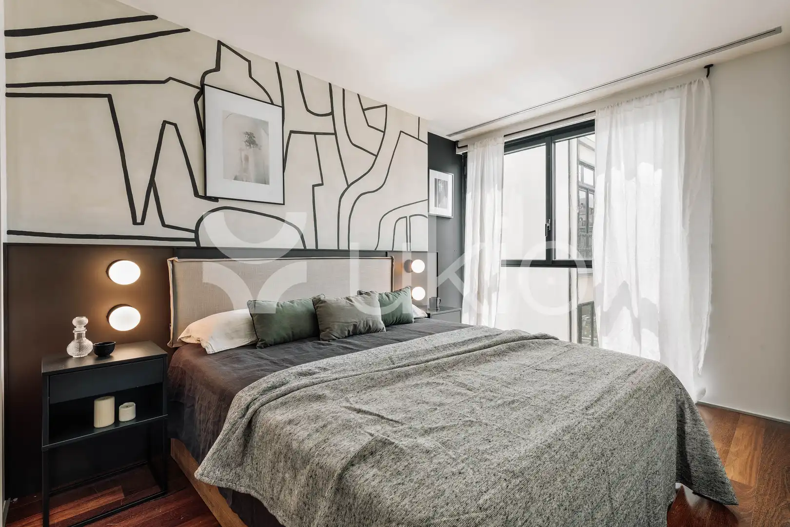 Bedroom of Apartments for rent in Barcelona  with Air Conditioner, Heating and Furnished