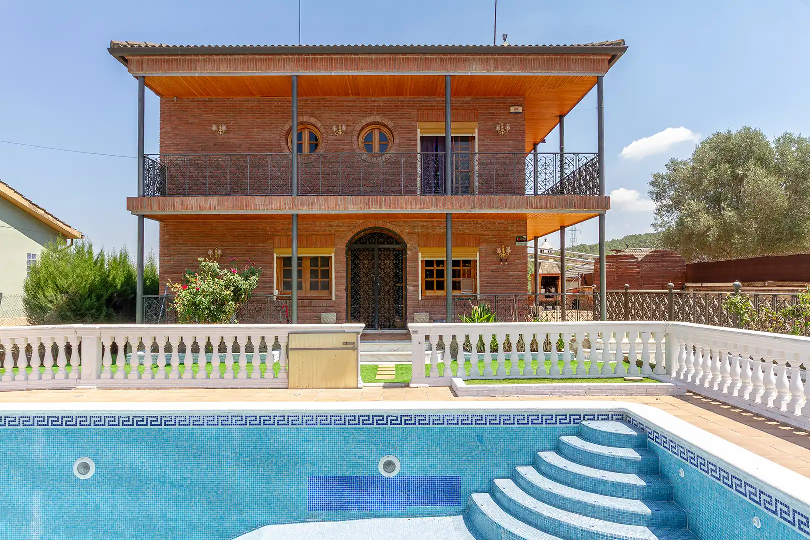 Piscina de Casa o chalet en venta en Masquefa con Aire acondicionado, Calefacción y Jardín privado