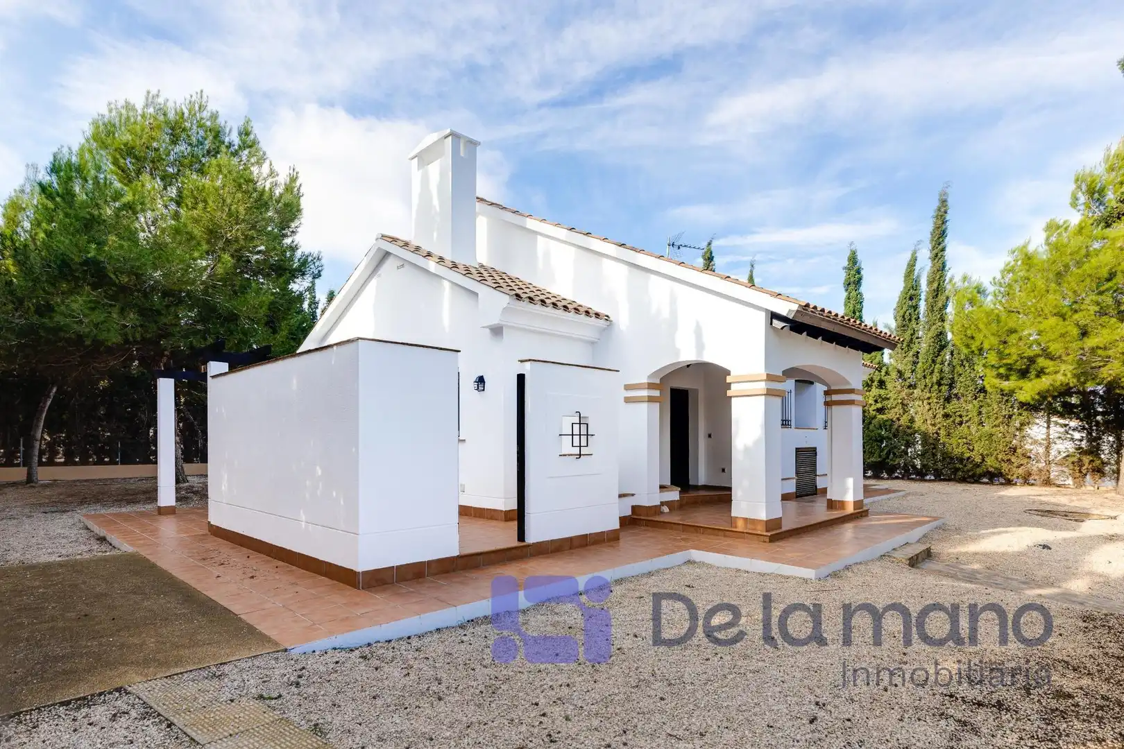 Exterior view of Houses for sale in Fuente Álamo de Murcia  with Private garden and Community pool