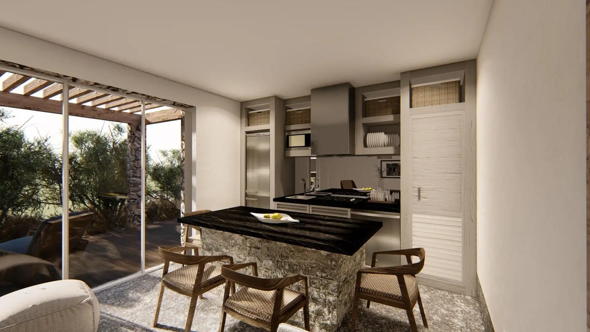 Kitchen of Attic for sale in Tarifa  with Air Conditioner, Private garden and Terrace
