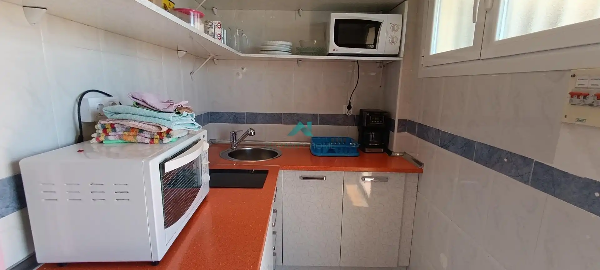 Kitchen of Study for rent in Laredo  with Private garden and Furnished