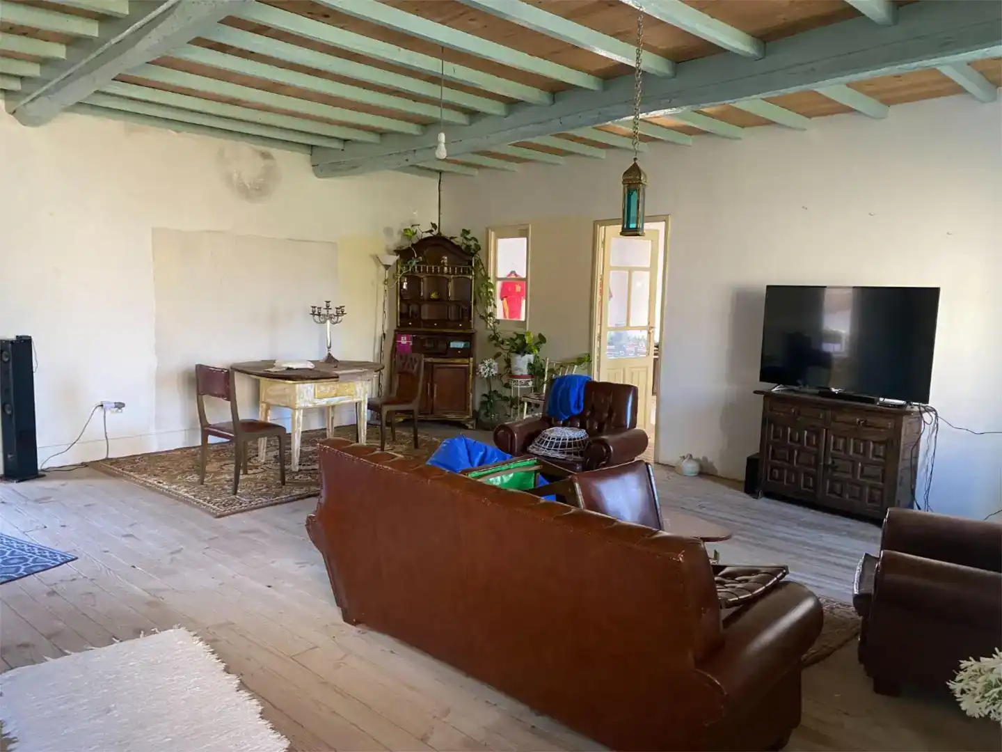 Wohnzimmer von Wohnungen zur Miete in Leiro mit Schwimmbad, Möbliert und Balkon