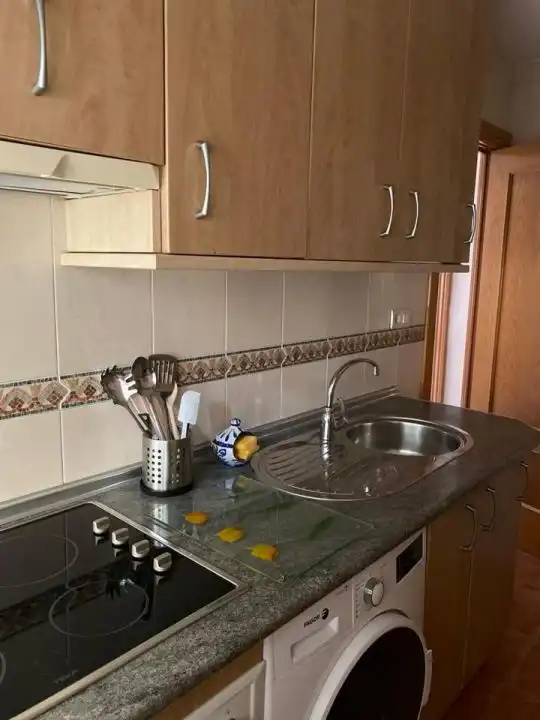 Kitchen of Flat for rent in Granada  with Air Conditioner, Heating and Furnished