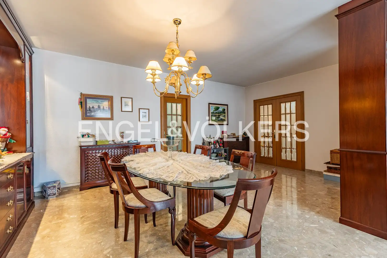 Dining room of Houses for sale in Terrassa  with Air Conditioner, Heating and Private garden