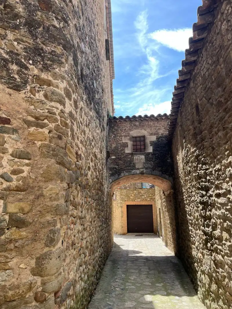 Exterior view of Houses for sale in Flaçà  with Terrace and Storage room