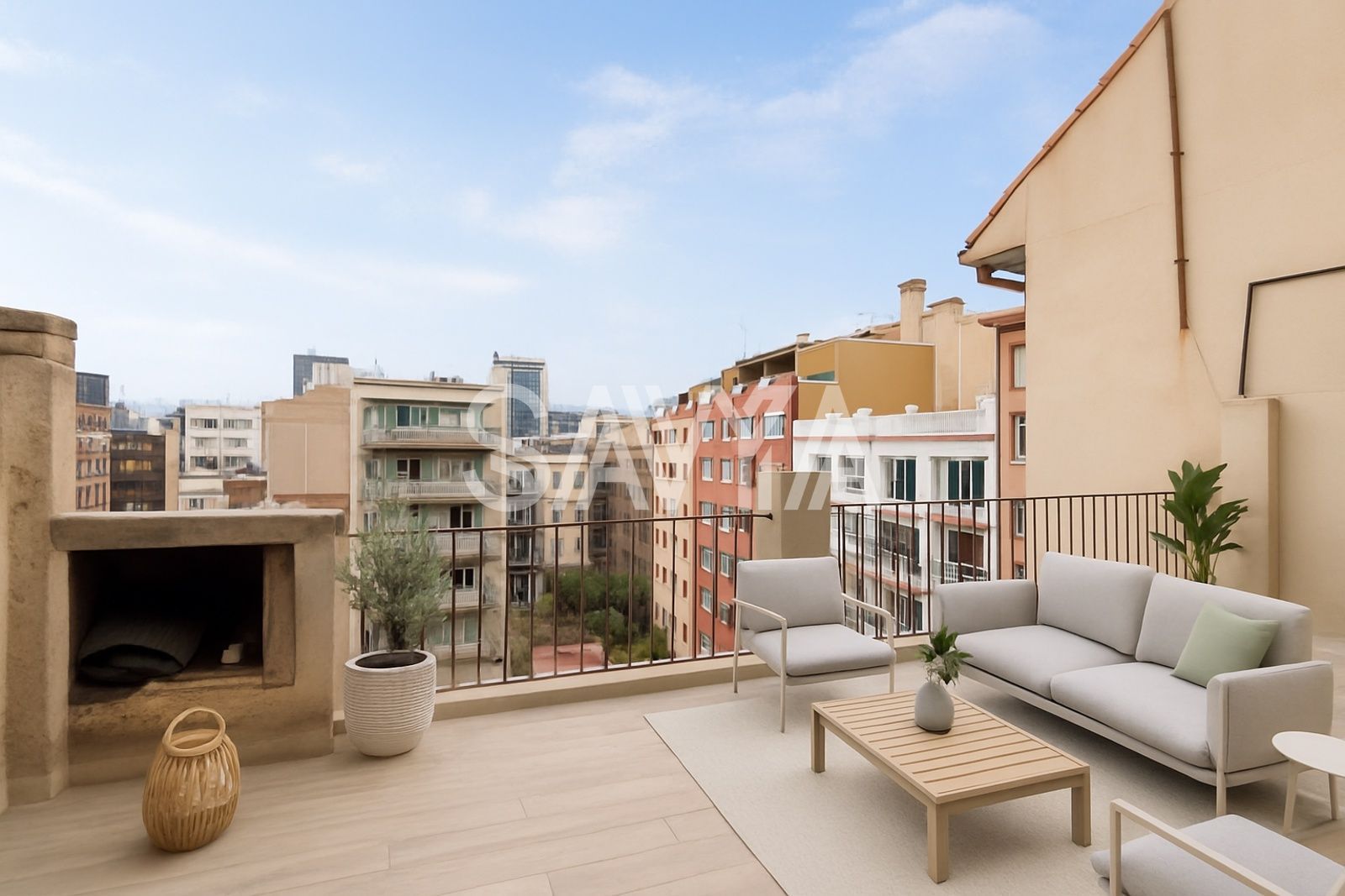 Terrace of Attic for sale in  Barcelona Capital  with Heating, Terrace and Storage room