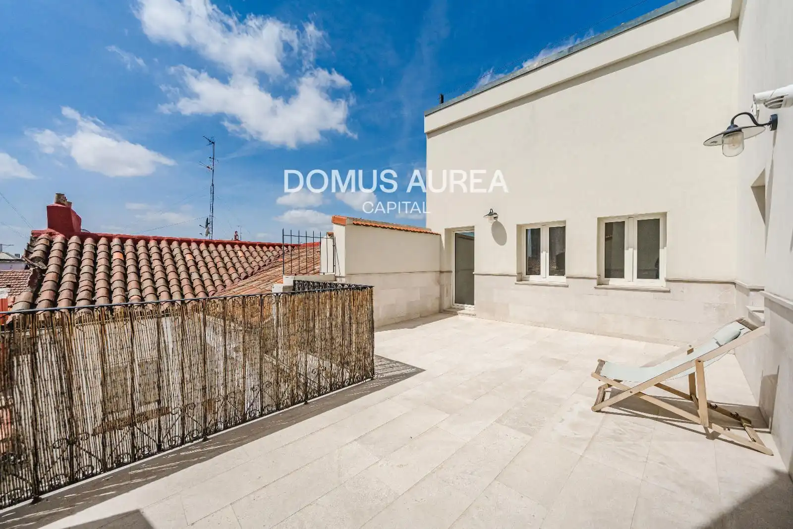 Terraza de Ático de alquiler en Madrid con Aire acondicionado, Calefacción y Parquet