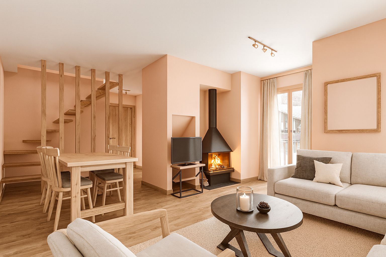 Sala d'estar de Dúplex en venda en Aisa amb Calefacció, Parquet i Traster