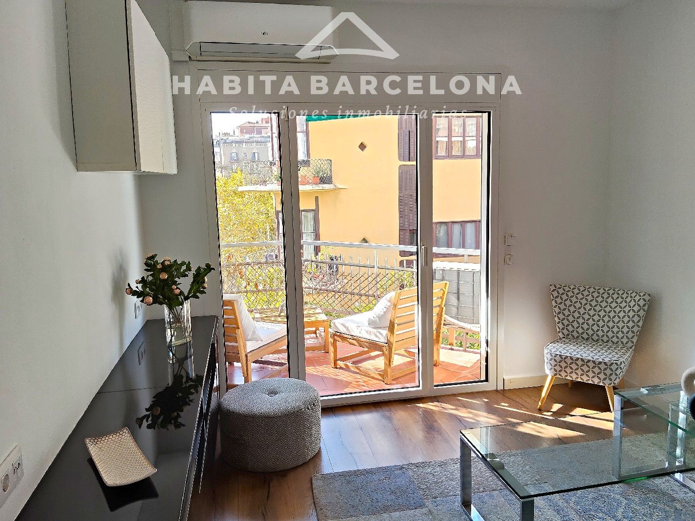 Terrassa de Pis de lloguer en  Barcelona Capital amb Aire condicionat, Calefacció i Parquet
