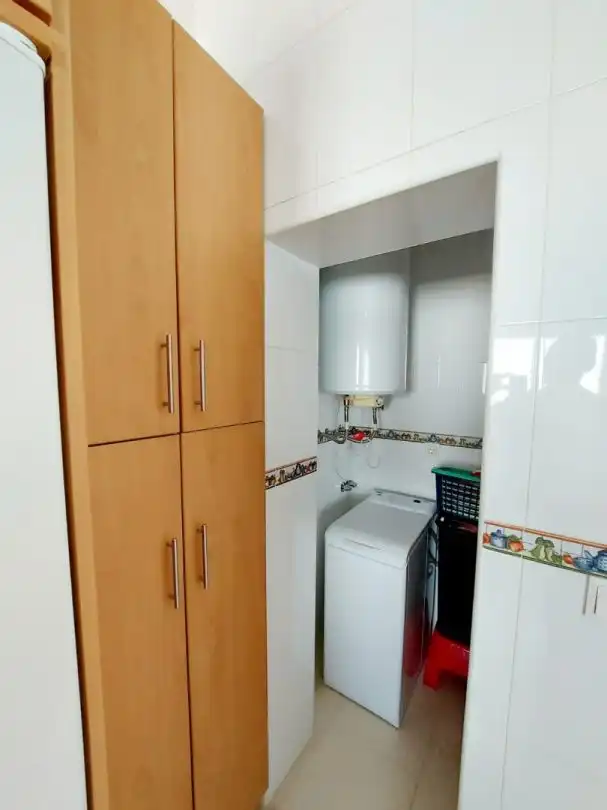 Kitchen of Flat for sale in Brenes  with Air Conditioner, Storage room and Balcony