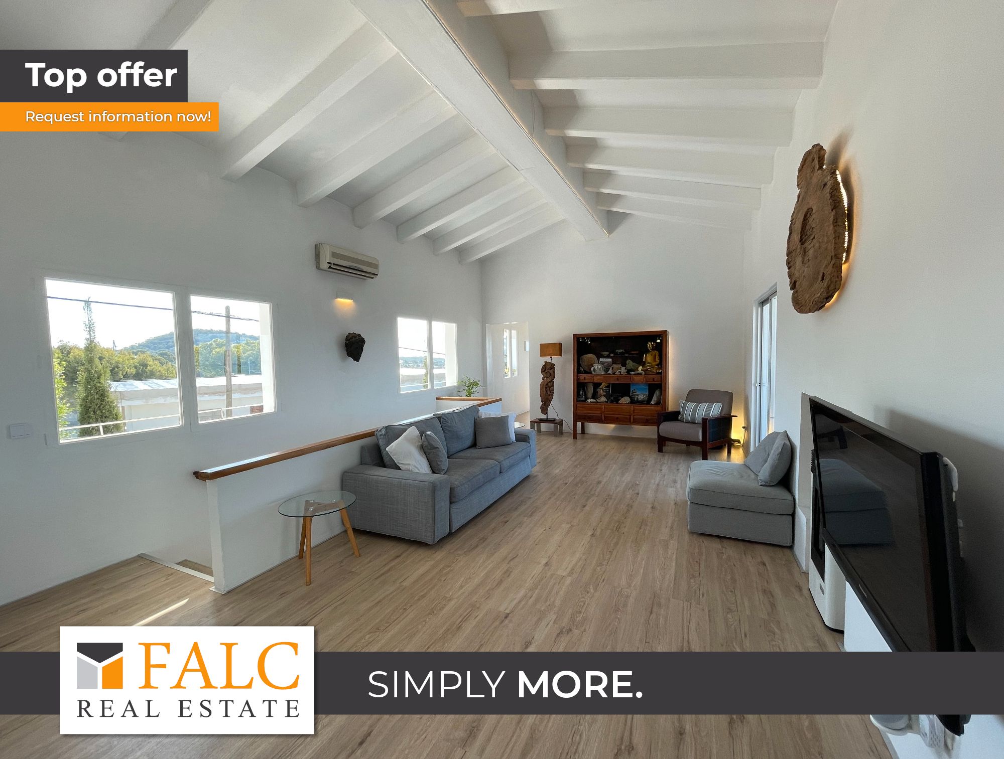 Living room of Attic to rent in Calvià  with Private garden and Community pool