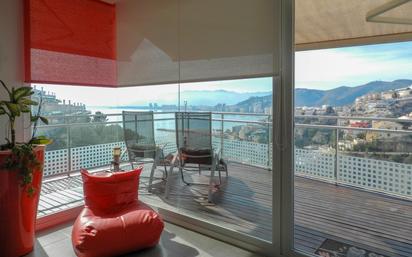 Dormitori de Casa adosada en venda en Cullera amb Aire condicionat, Terrassa i Balcó