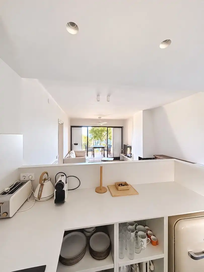 Cocina de Apartamento en venta en Palafrugell con Calefacción, Jardín privado y Amueblado