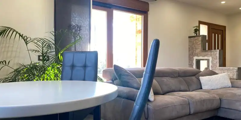 Sala de estar de Casa o chalet en venta en Siero con Jardín privado, Terraza y Trastero